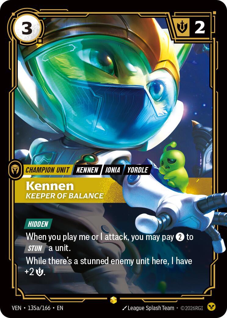 Riftbound: League of Legends Trading Card Game: Kennen - Keeper of Balance (Alternate Art) card image