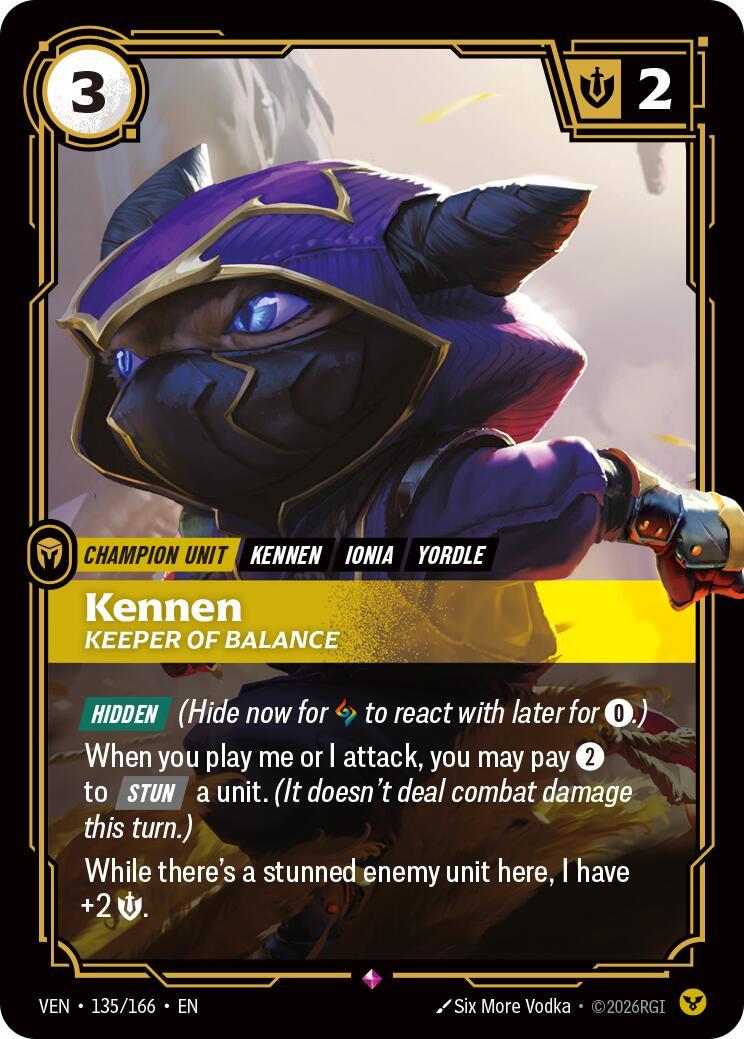 Riftbound: League of Legends Trading Card Game: Kennen - Keeper of Balance card image