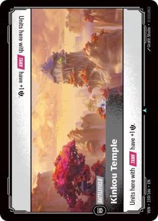 Riftbound: League of Legends Trading Card Game: Kinkou Temple card image