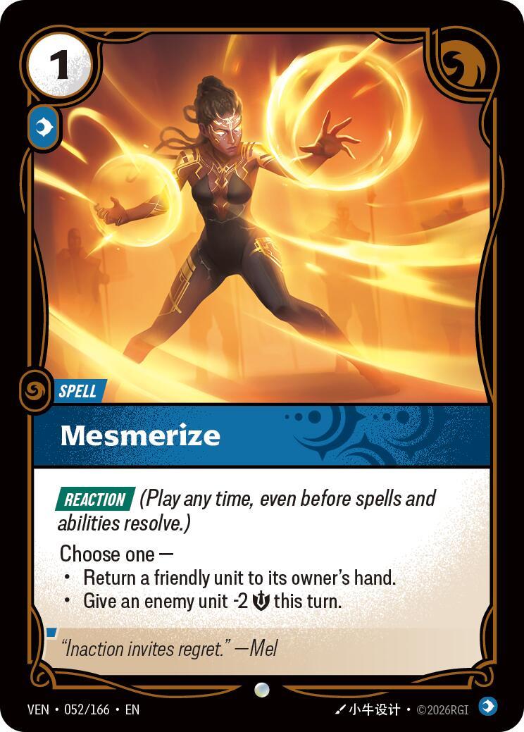 Riftbound: League of Legends Trading Card Game: Mesmerize card image