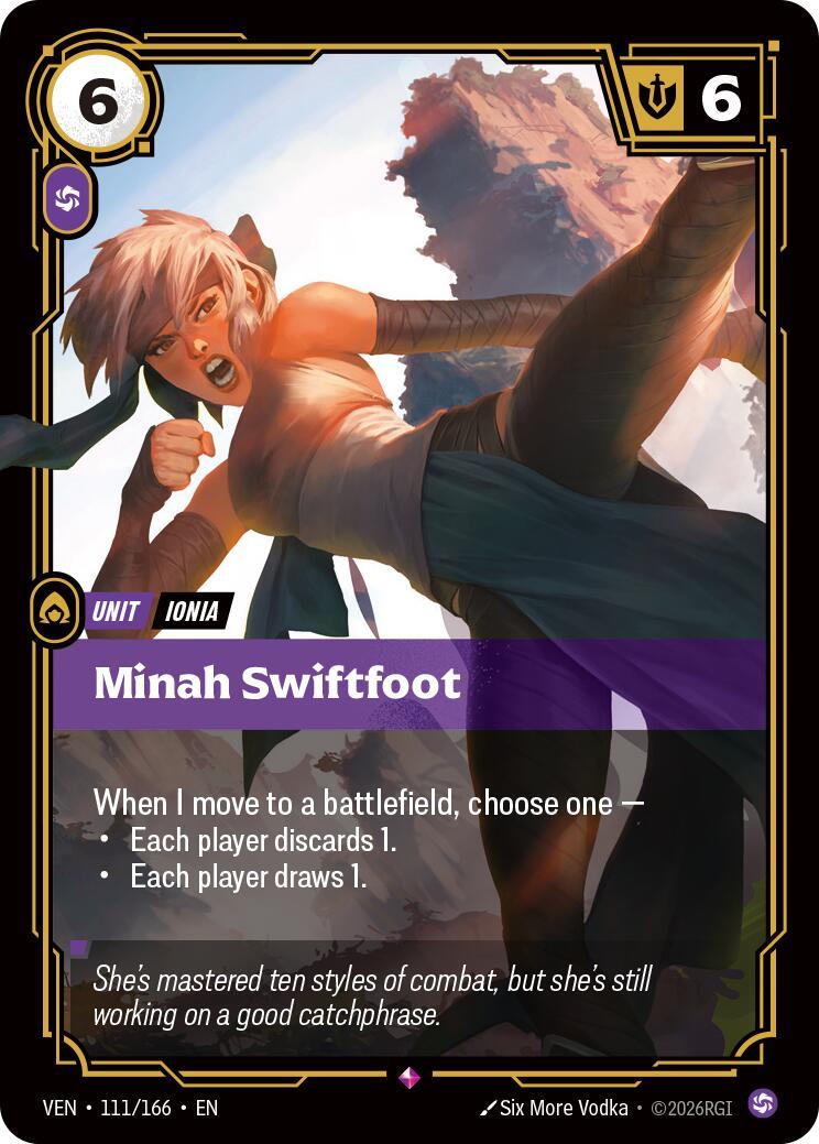 Riftbound: League of Legends Trading Card Game: Minah Swiftfoot card image