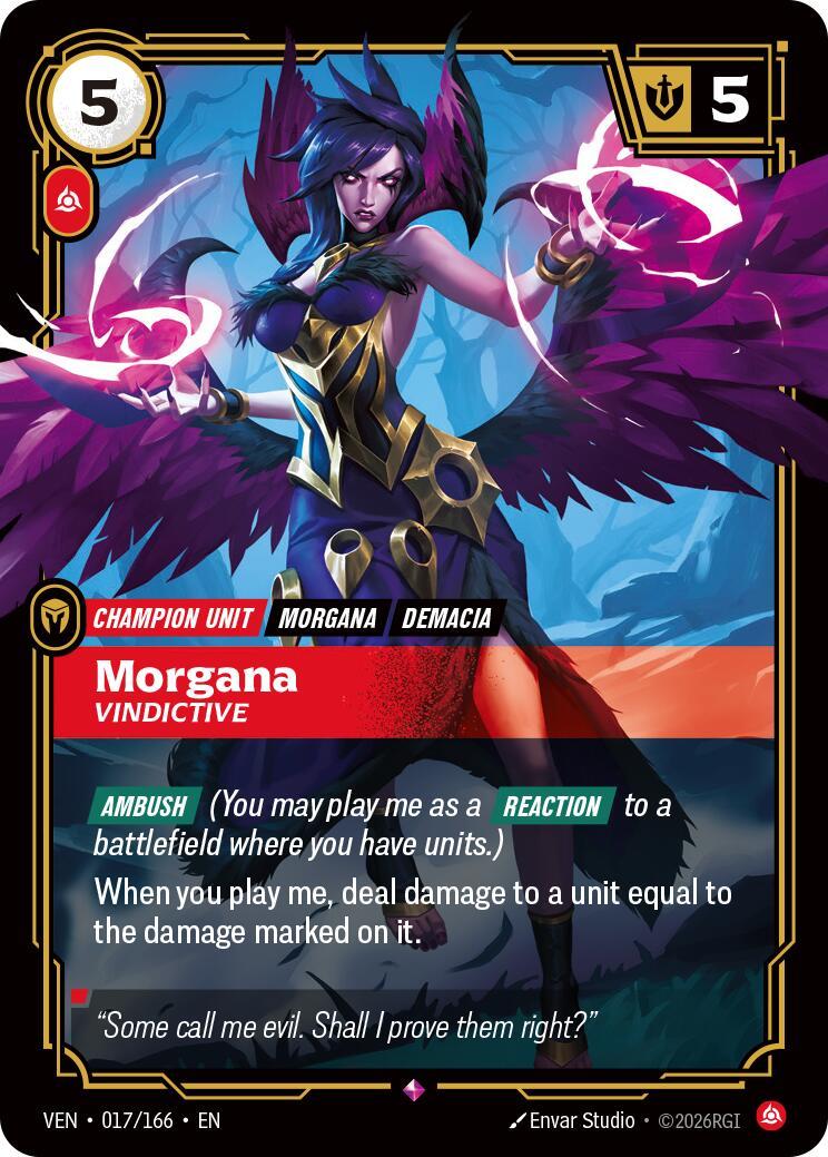 Riftbound: League of Legends Trading Card Game: Morgana - Vindictive card image
