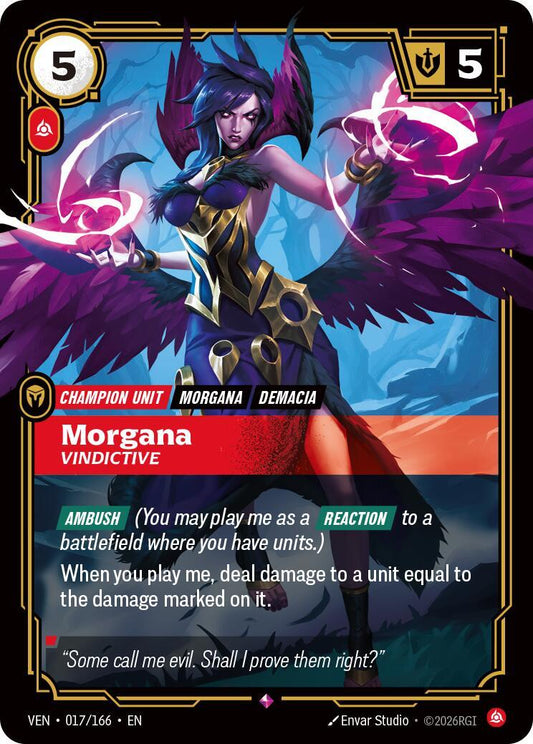 Riftbound: League of Legends Trading Card Game: Morgana - Vindictive card image