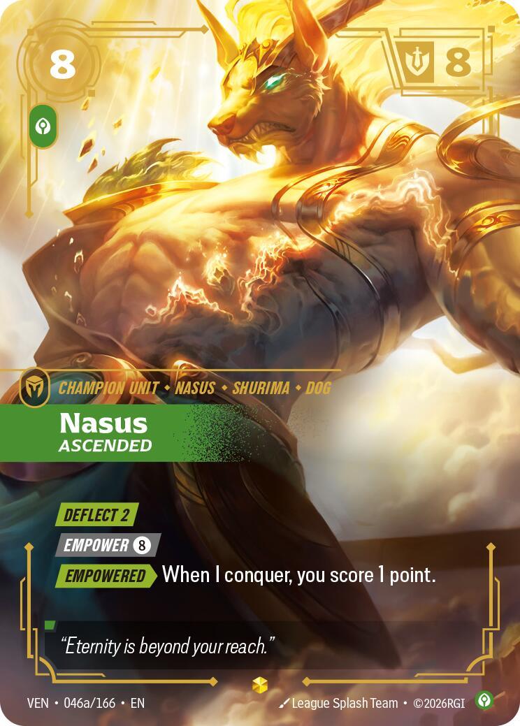 Riftbound: League of Legends Trading Card Game: Nasus - Ascended (Alternate Art) card image