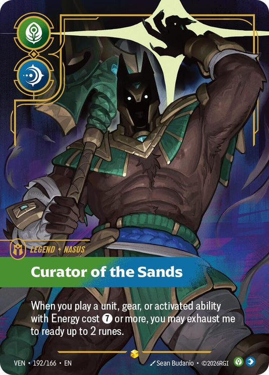 Riftbound: League of Legends Trading Card Game: Nasus - Curator of the Sands (Overnumbered) card image