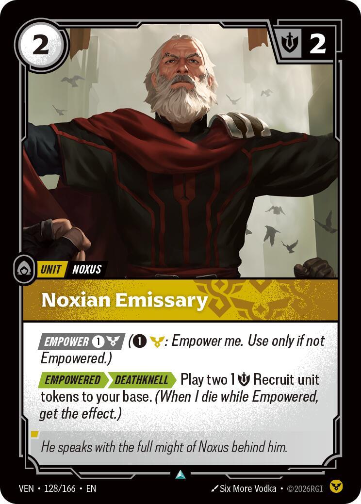 Riftbound: League of Legends Trading Card Game: Noxian Emissary card image
