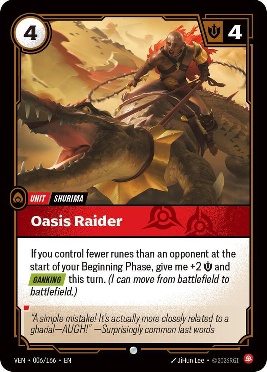 Riftbound: League of Legends Trading Card Game: Oasis Raider card image