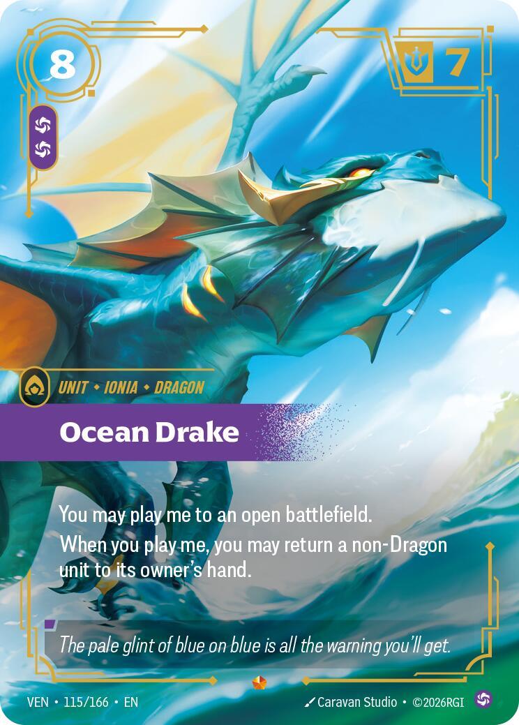 Riftbound: League of Legends Trading Card Game: Ocean Drake card image
