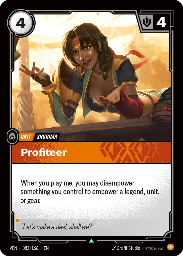 Riftbound: League of Legends Trading Card Game: Profiteer card image