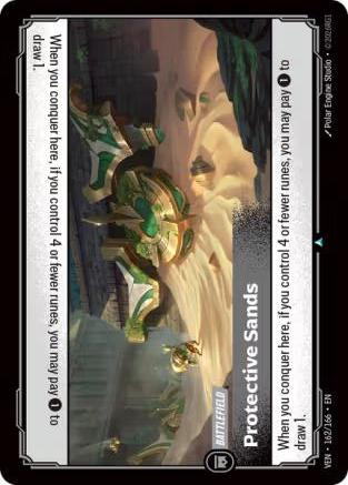 Riftbound: League of Legends Trading Card Game: Protective Sands card image