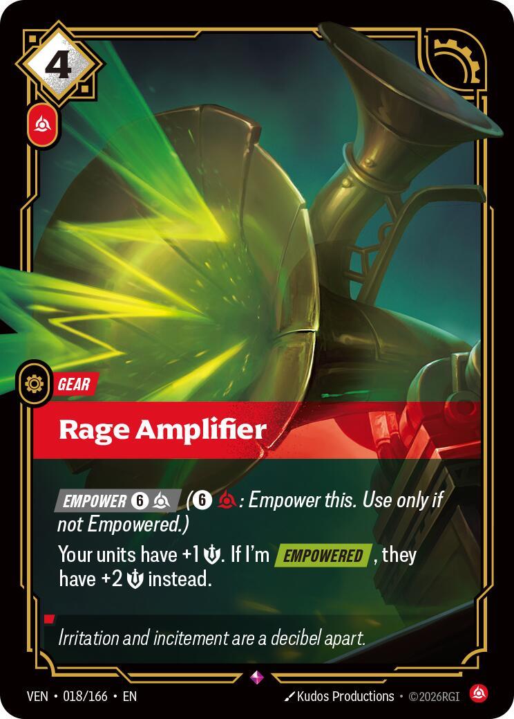 Riftbound: League of Legends Trading Card Game: Rage Amplifier card image
