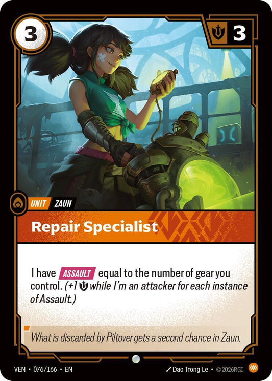 Riftbound: League of Legends Trading Card Game: Repair Specialist card image