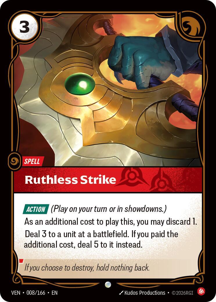 Riftbound: League of Legends Trading Card Game: Ruthless Strike card image