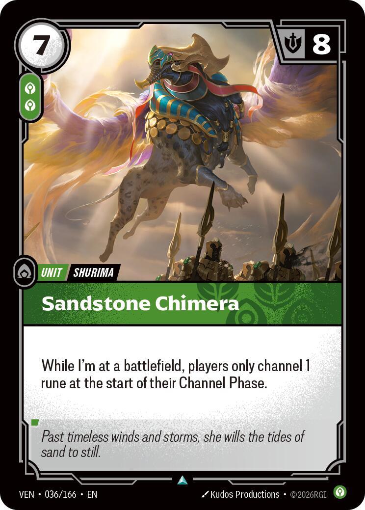 Riftbound: League of Legends Trading Card Game: Sandstone Chimera card image