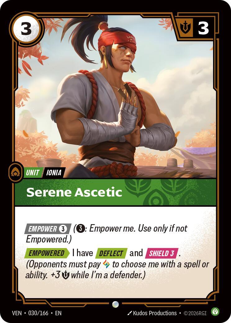 Riftbound: League of Legends Trading Card Game: Serene Ascetic card image