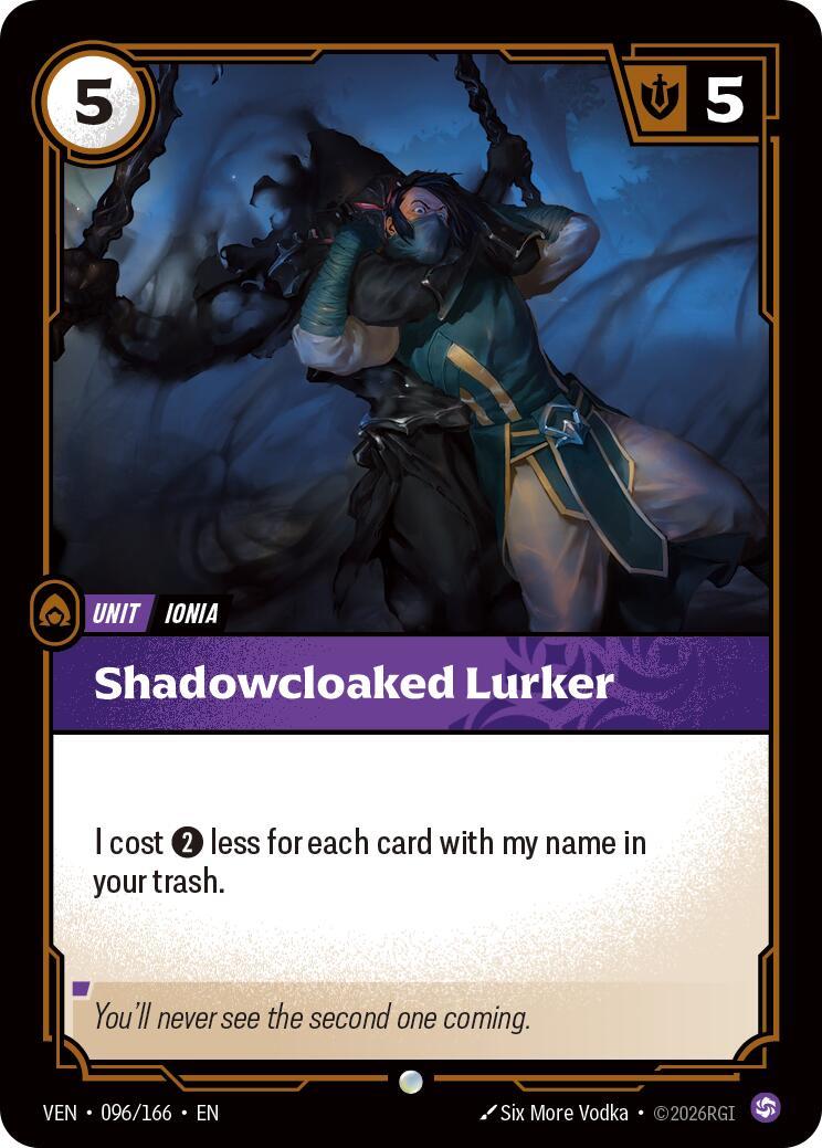 Riftbound: League of Legends Trading Card Game: Shadowcloaked Lurker card image