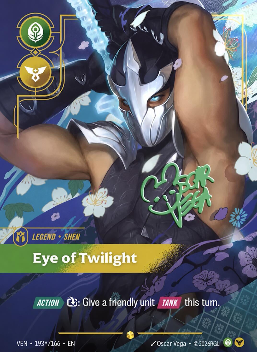 Riftbound: League of Legends Trading Card Game: Shen - Eye of Twilight (Signature) card image
