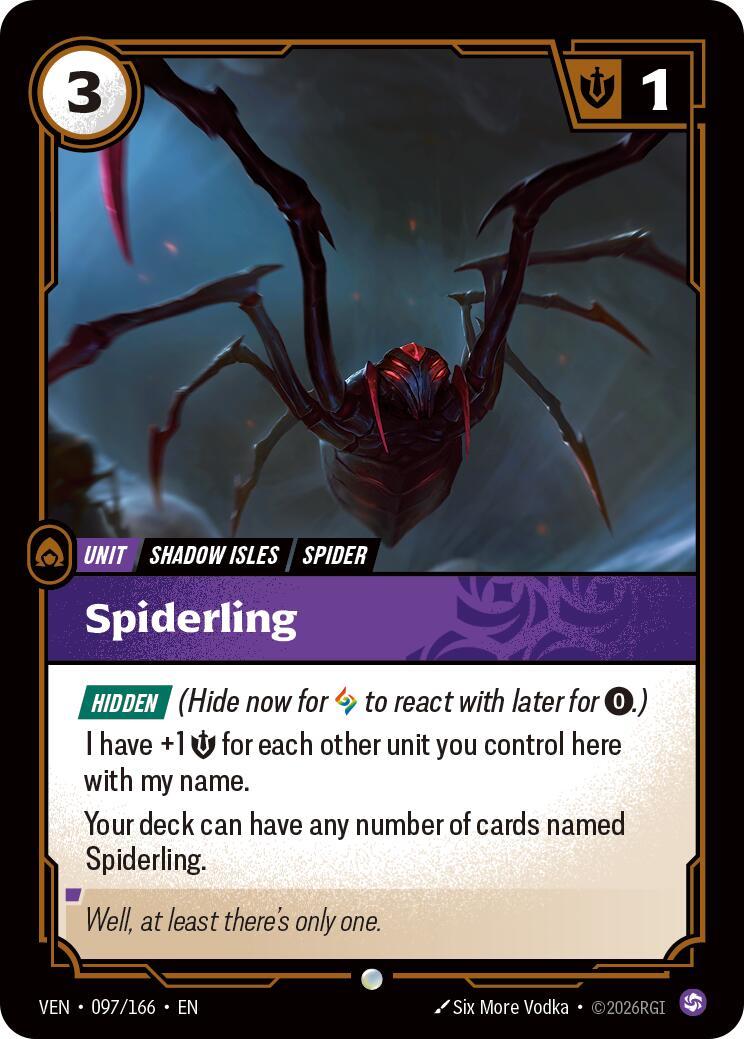 Riftbound: League of Legends Trading Card Game: Spiderling card image