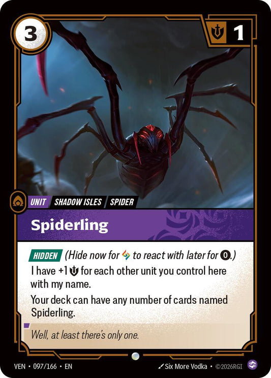 Riftbound: League of Legends Trading Card Game: Spiderling card image