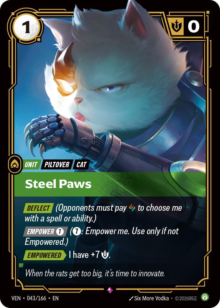 Riftbound: League of Legends Trading Card Game: Steel Paws card image