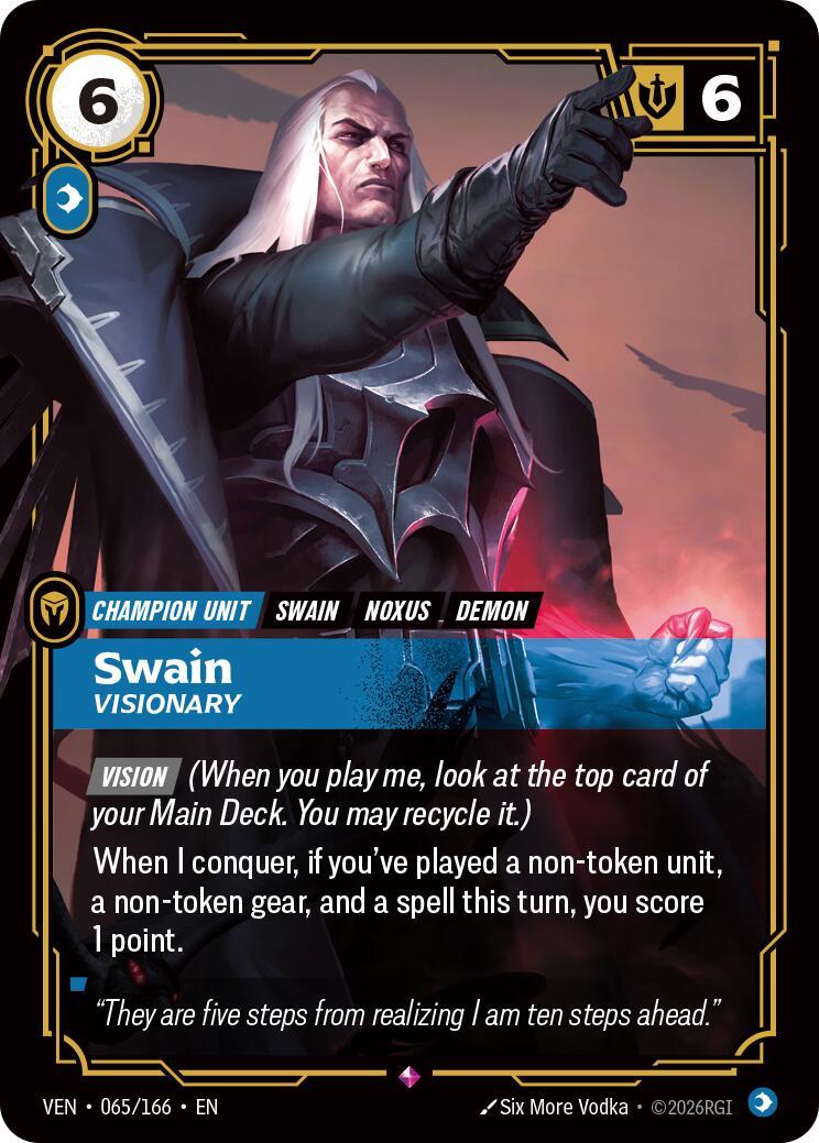 Riftbound: League of Legends Trading Card Game: Swain - Visionary card image
