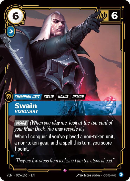 Riftbound: League of Legends Trading Card Game: Swain - Visionary card image