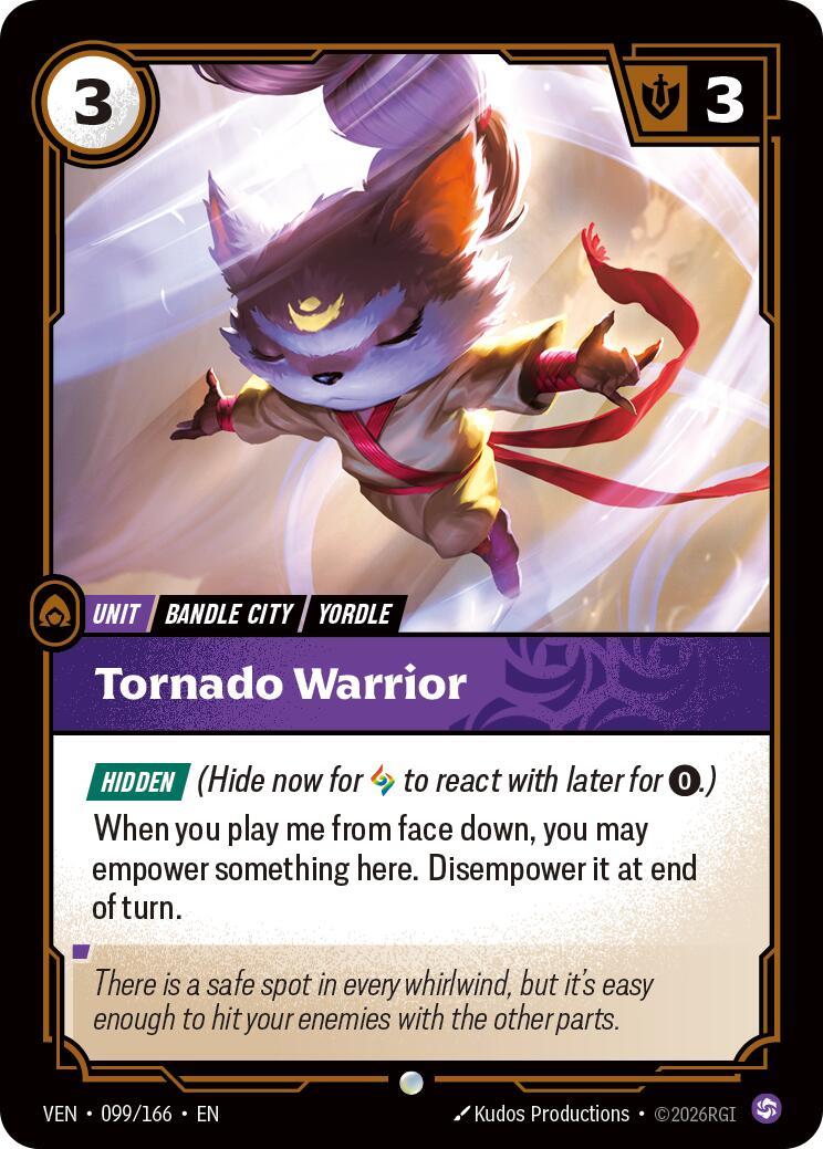 Riftbound: League of Legends Trading Card Game: Tornado Warrior card image