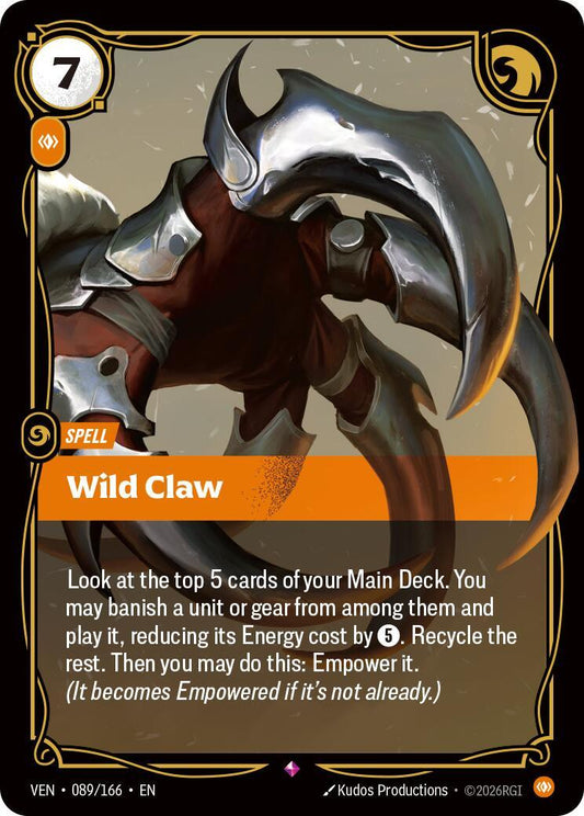Riftbound: League of Legends Trading Card Game: Wild Claw card image