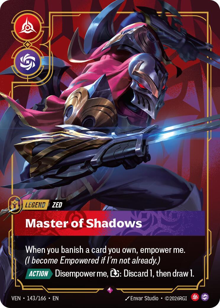 Riftbound: League of Legends Trading Card Game: Zed - Master of Shadows card image