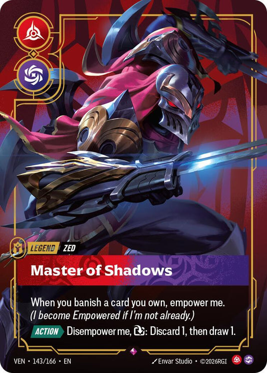 Riftbound: League of Legends Trading Card Game: Zed - Master of Shadows card image