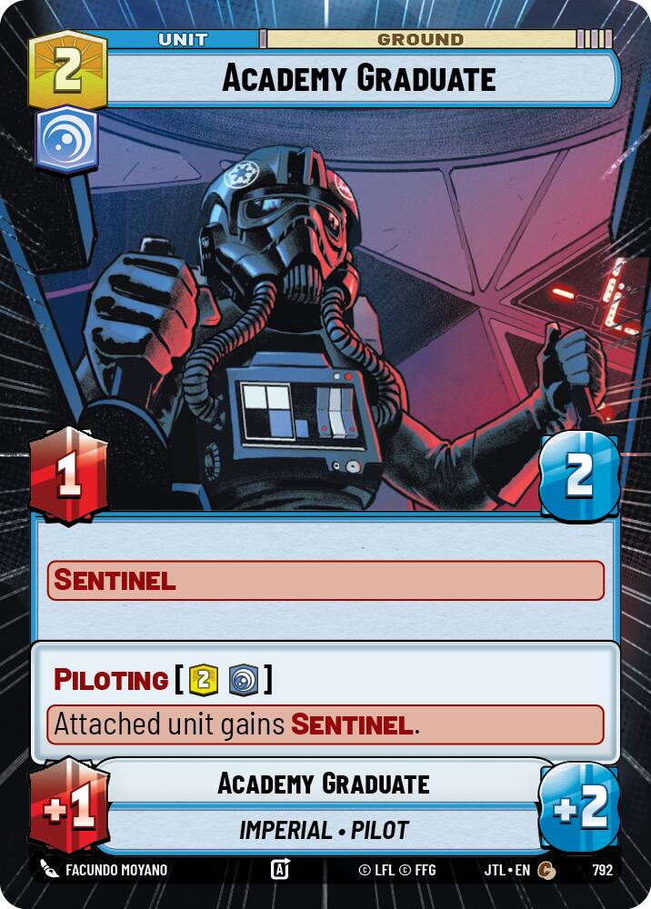 Star Wars: Unlimited: Academy Graduate (Hyperspace Foil) card image