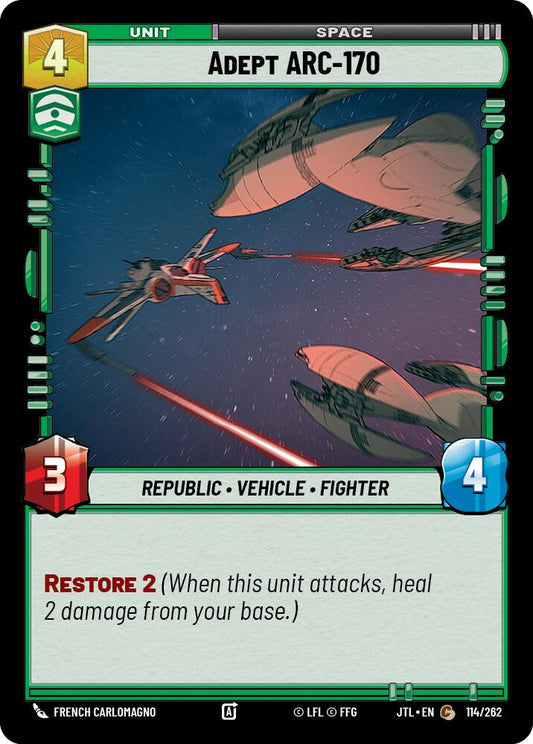 Star Wars: Unlimited: Adept ARC-170 card image