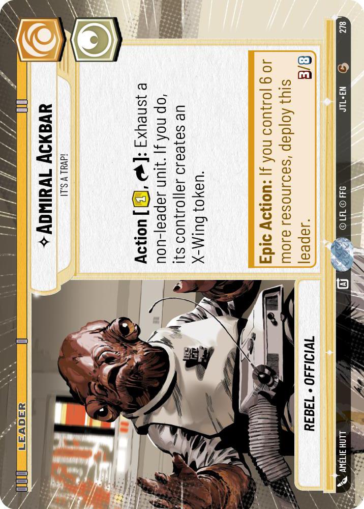 Star Wars: Unlimited: Admiral Ackbar - It's A Trap! (Hyperspace) card image