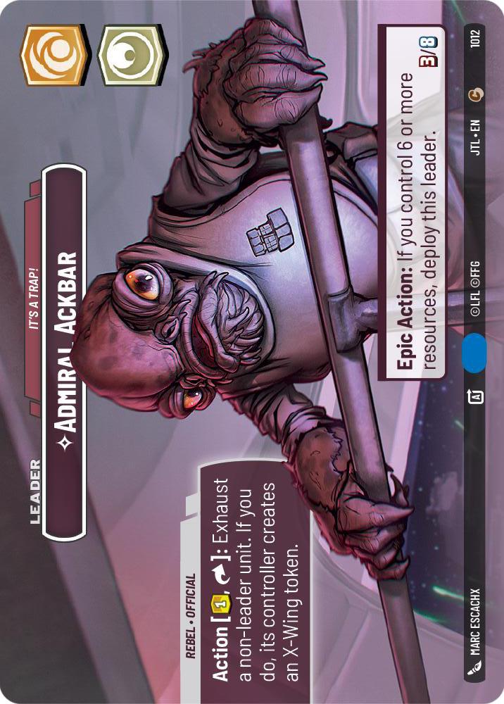 Star Wars: Unlimited: Admiral Ackbar - It's A Trap! (Showcase) card image