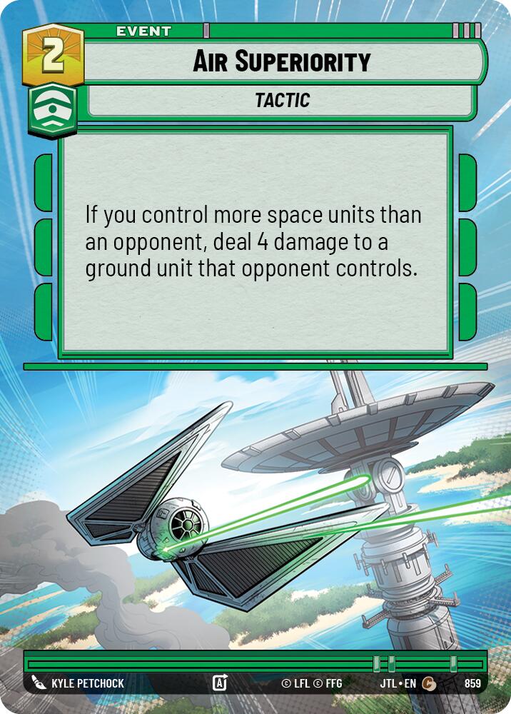Star Wars: Unlimited: Air Superiority (Hyperspace Foil) card image