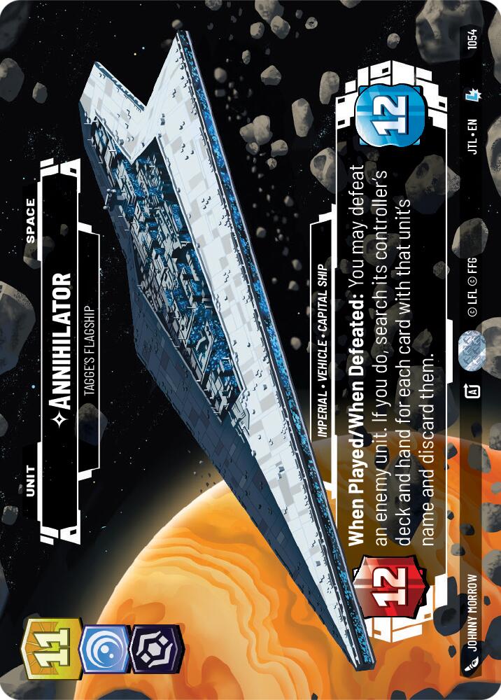 Star Wars: Unlimited: Annihilator - Tagge's Flagship (Prestige Foil) card image