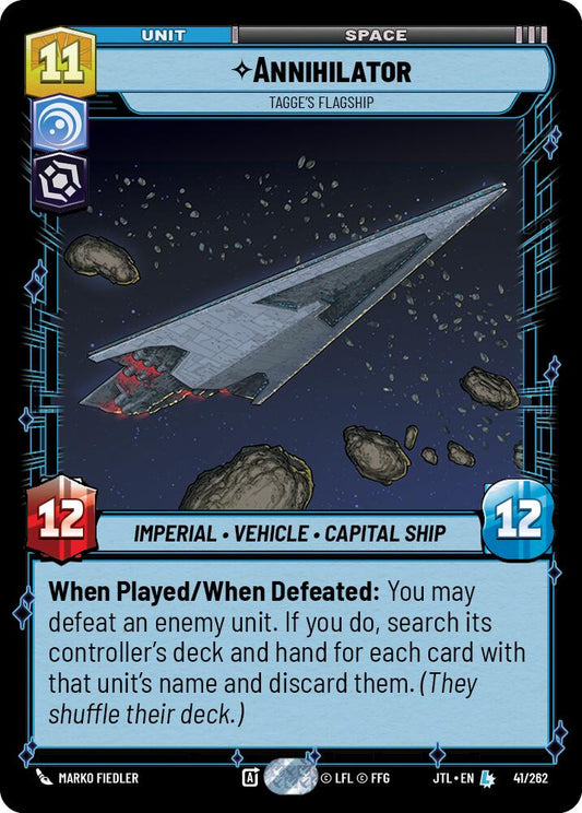 Star Wars: Unlimited: Annihilator - Tagge's Flagship card image
