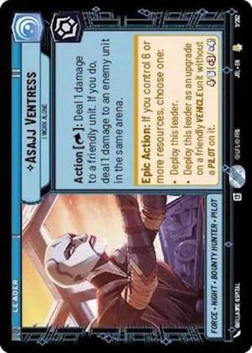 Star Wars: Unlimited: Asajj Ventress - I Work Alone card image