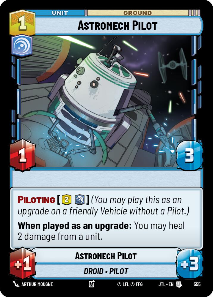 Star Wars: Unlimited: Astromech Pilot (Foil) card image