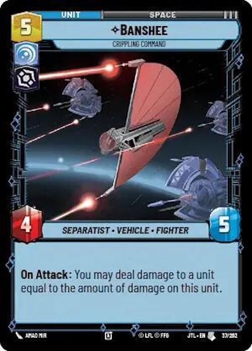 Star Wars: Unlimited: Banshee - Crippling Command card image