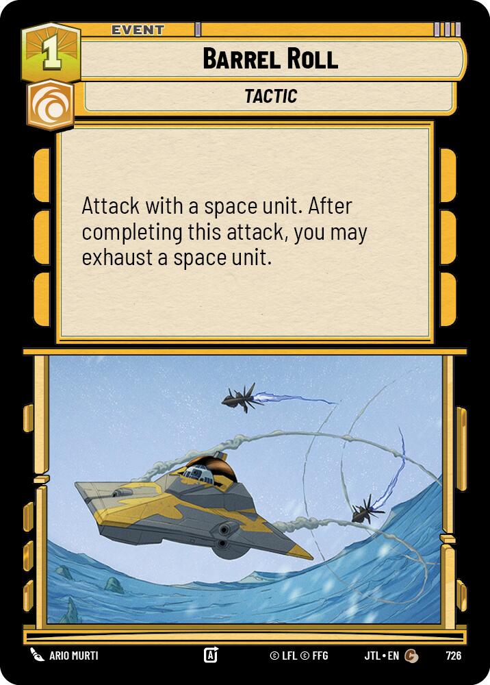 Star Wars: Unlimited: Barrel Roll (Foil) card image