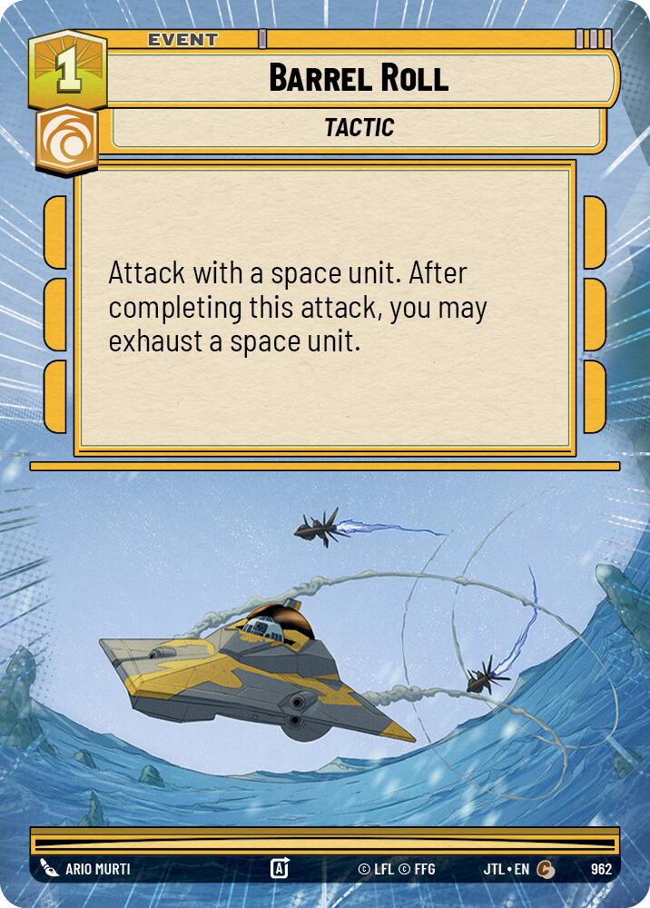 Star Wars: Unlimited: Barrel Roll (Hyperspace Foil) card image