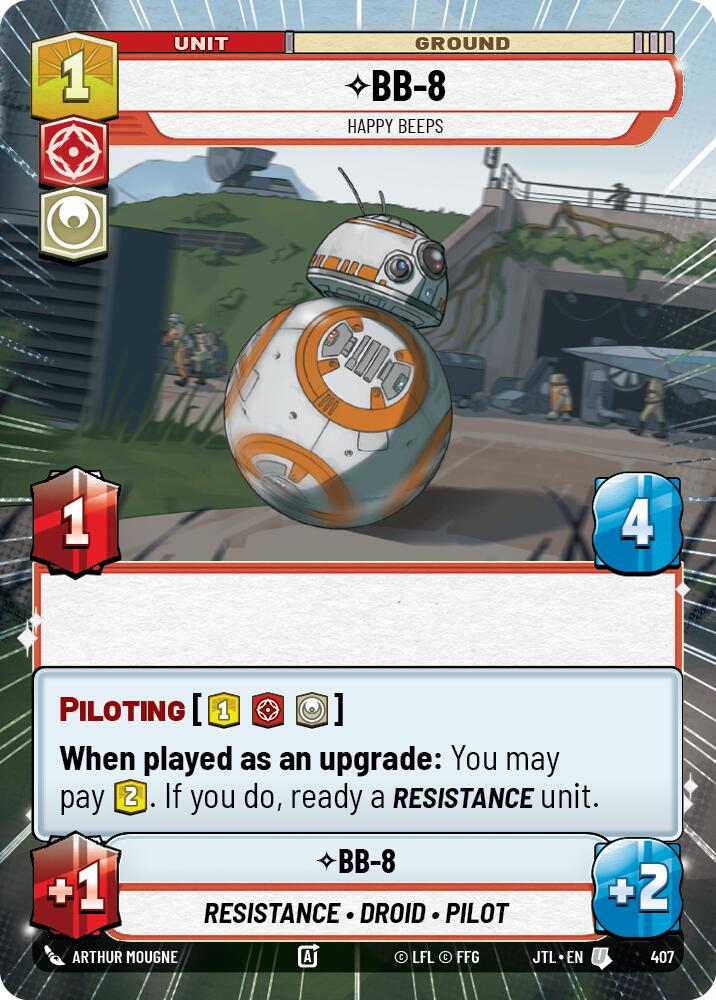 Star Wars: Unlimited: BB-8 - Happy Beeps (Hyperspace) card image