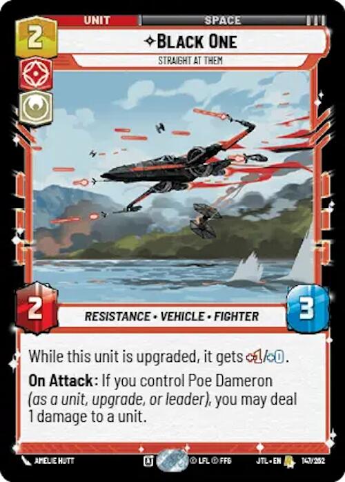 Star Wars: Unlimited: Black One - Straight At Them card image
