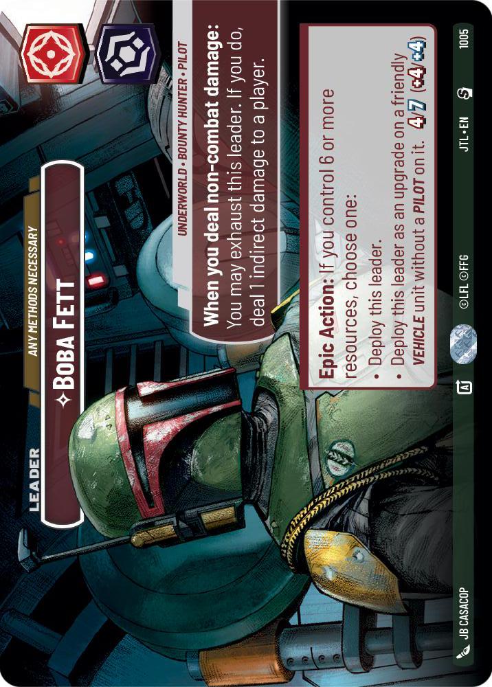 Star Wars: Unlimited: Boba Fett - Any Methods Necessary (Showcase) card image
