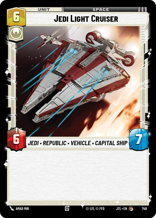 Star Wars: Unlimited: Jedi Light Cruiser (Foil) card image