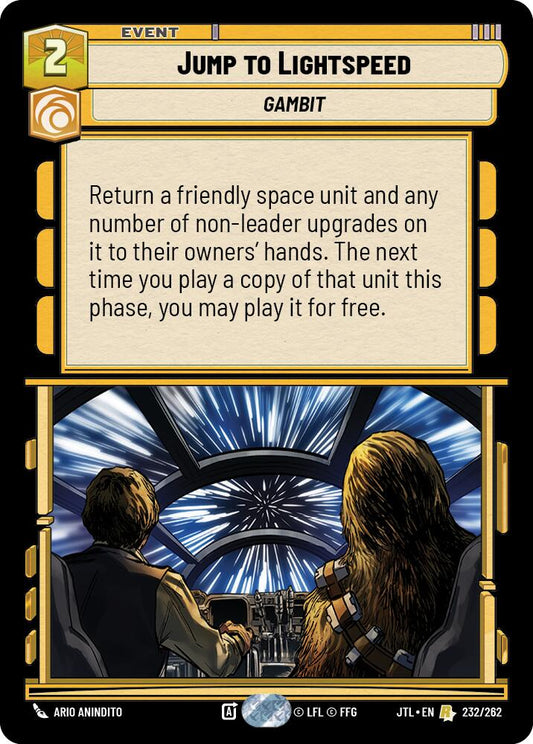 Star Wars: Unlimited: Jump to Lightspeed card image