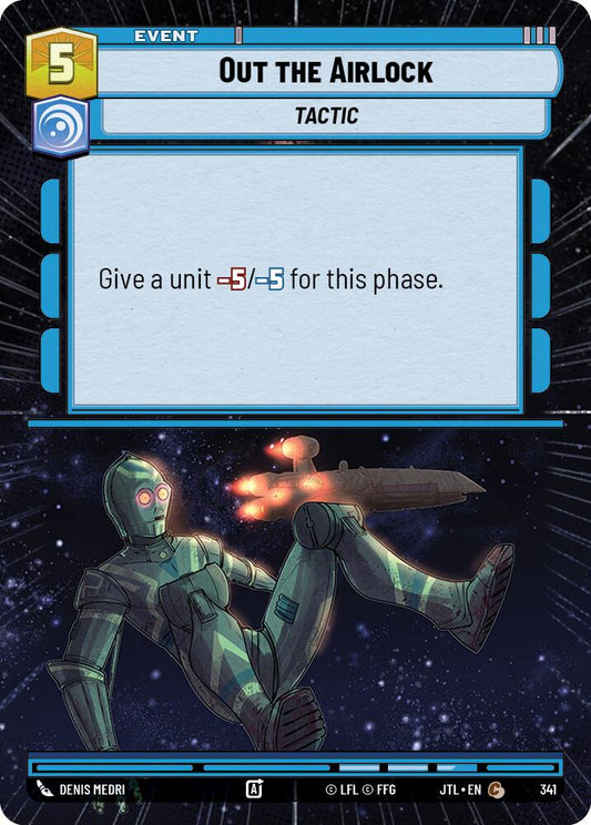 Star Wars: Unlimited: Out the Airlock (Hyperspace) card image
