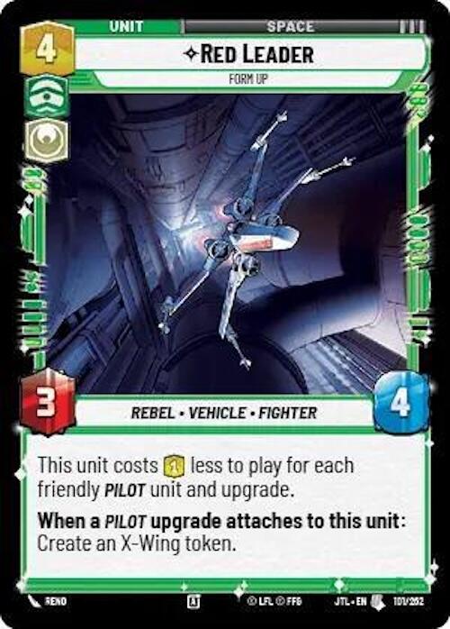 Star Wars: Unlimited: Red Leader - Form Up card image