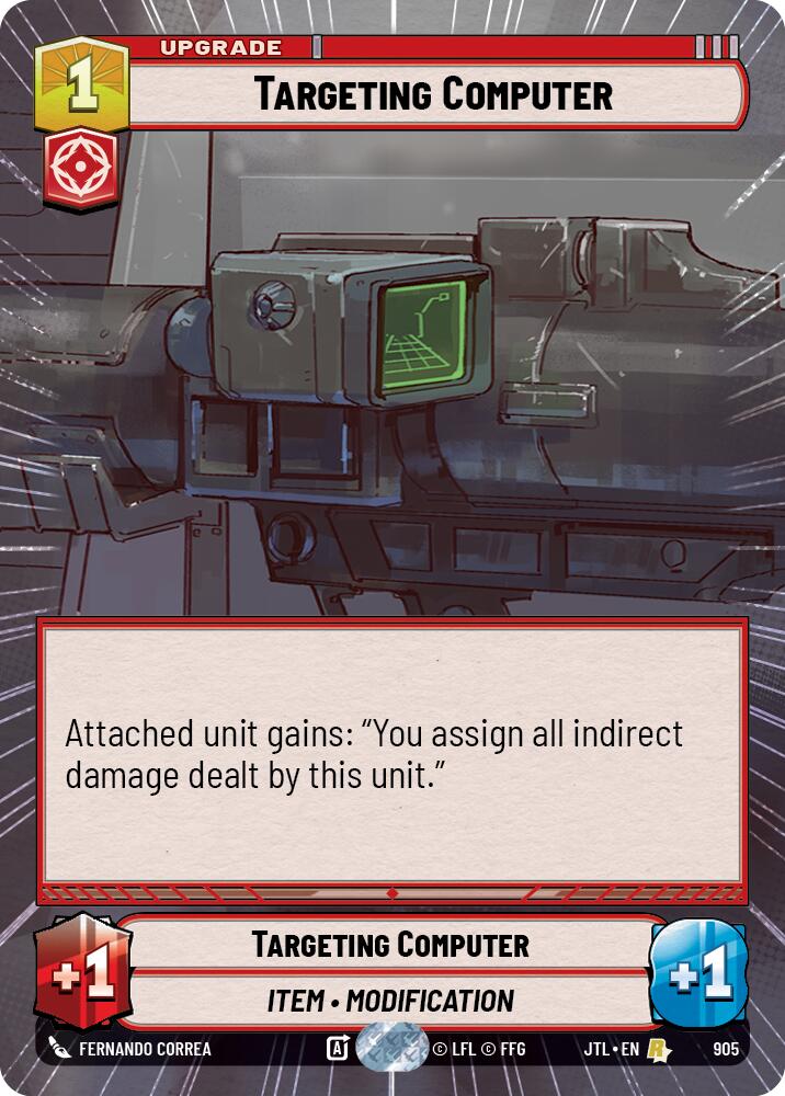 Star Wars: Unlimited: Targeting Computer (Hyperspace Foil) card image